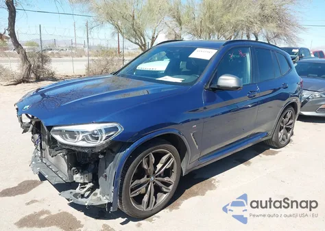 2018 BMW X3 M40I из США, поврежденный, VIN 5UXTS3C55J0Y96098